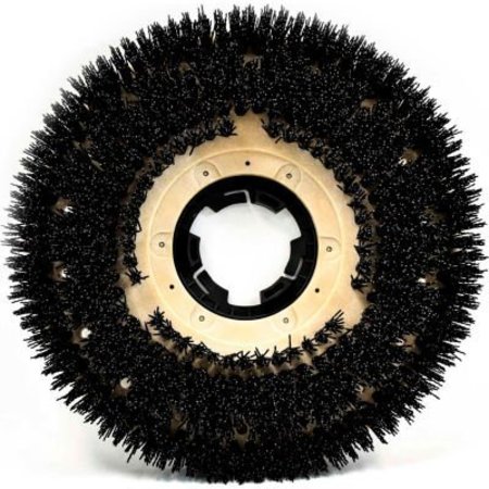 THE MALISH CORPORATION Malish 18" MAL-GRIT„¢ Grit Brush w/NP-9200 Clutch Plate, Black 813218NP